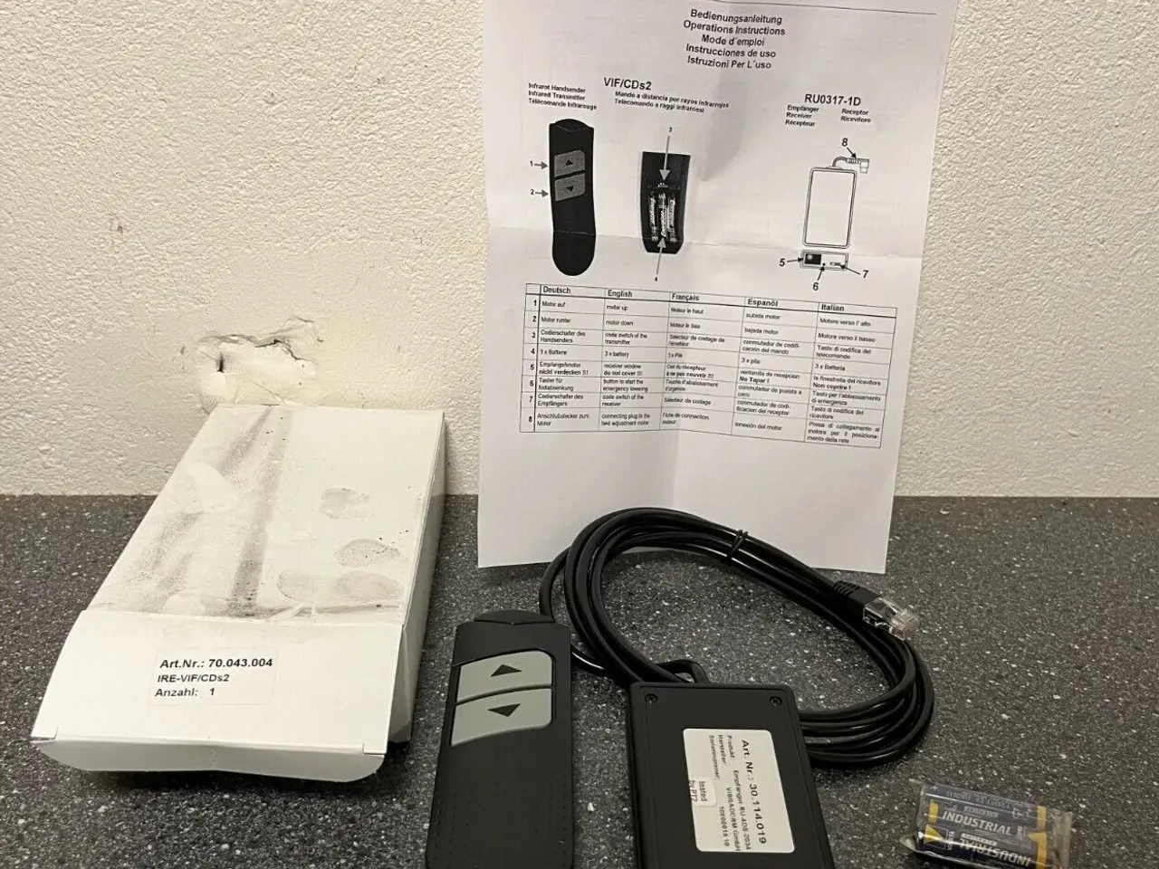 Billede 5 - VIBRADORM Infrared Remote Control System for Beds