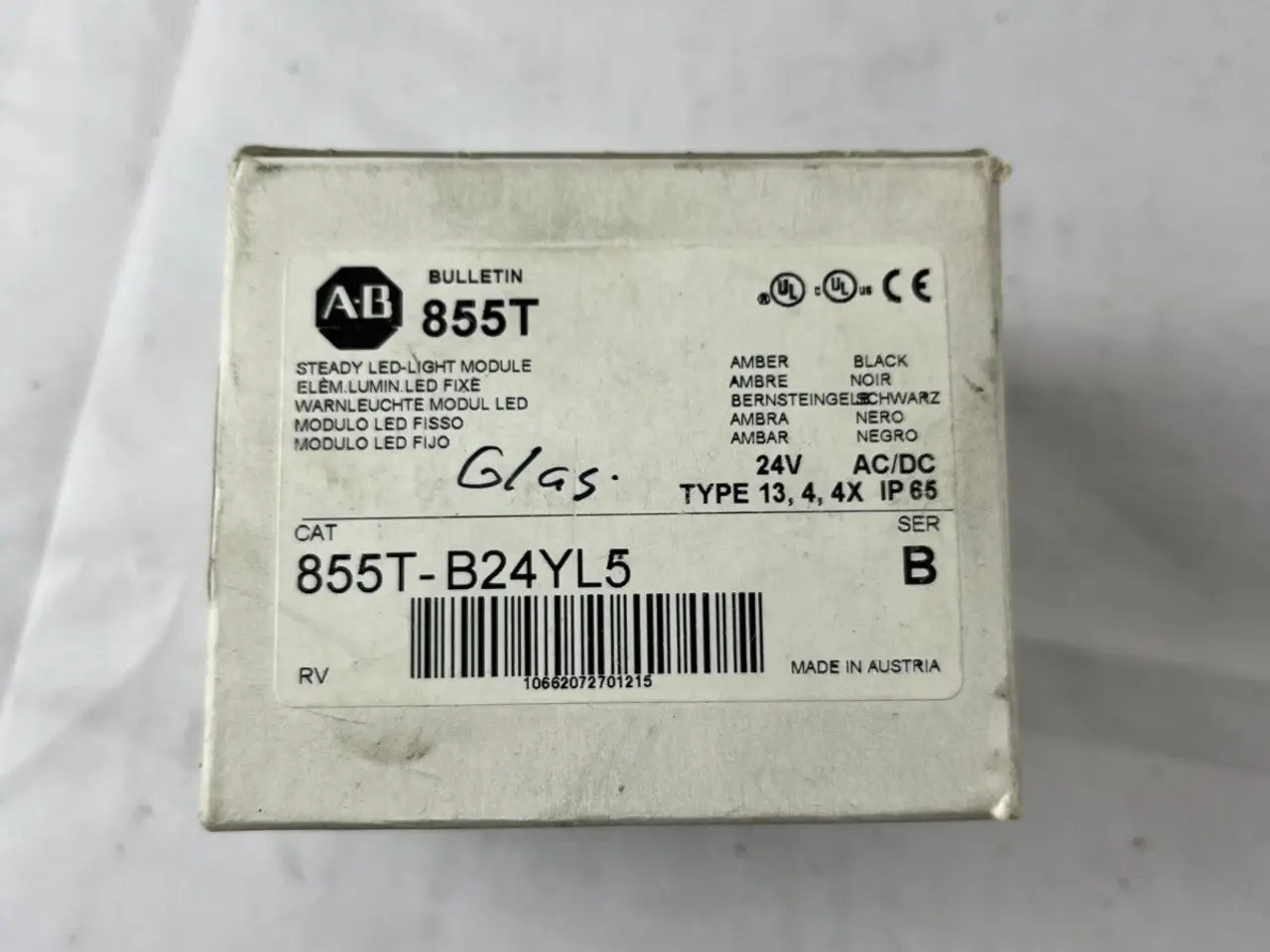 Billede 5 - Allen Bradley 855T-B24YL5 Amber Steady LED Stack V