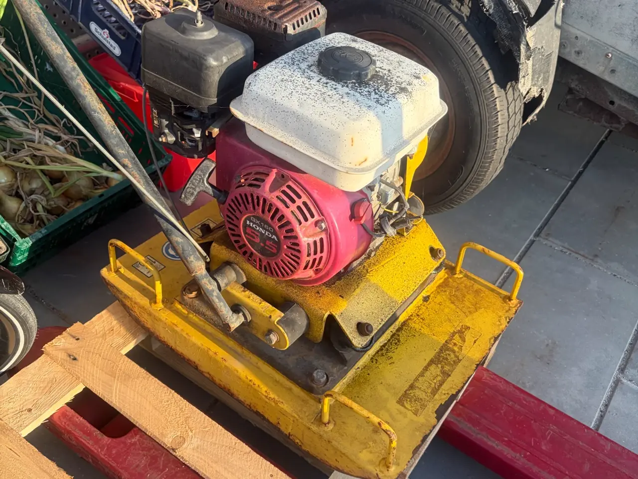Billede 3 - Pladevibrator med Honda motor