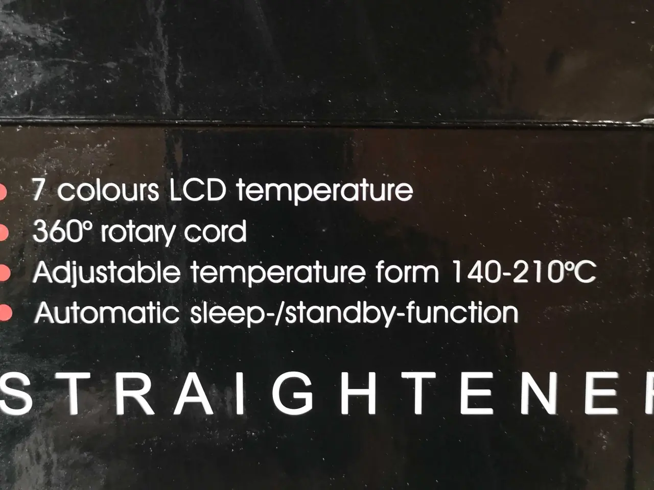 Billede 4 - Glatte jern med temperatur regulering