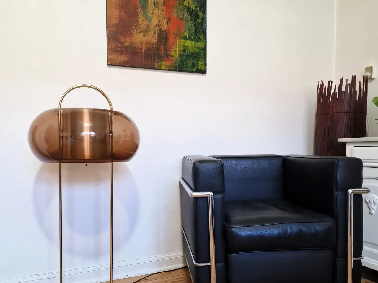 Billede 1 - Vintage Temde Leuchten gulvlampe fra 1970'erne.