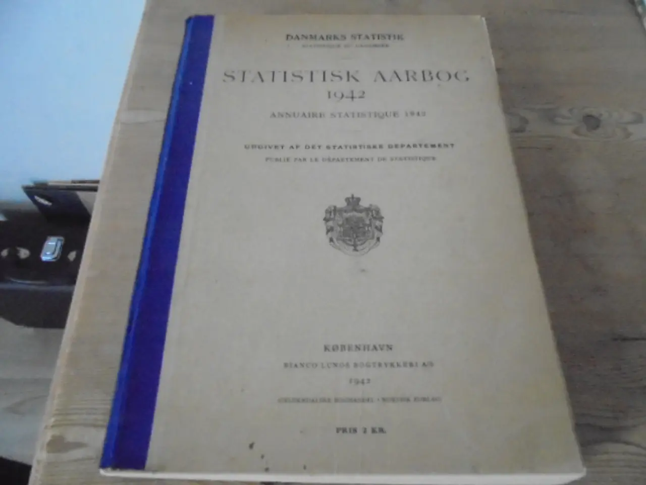 Billede 1 - Statistisk Aarbog for Danmark – 1942 – fin stand