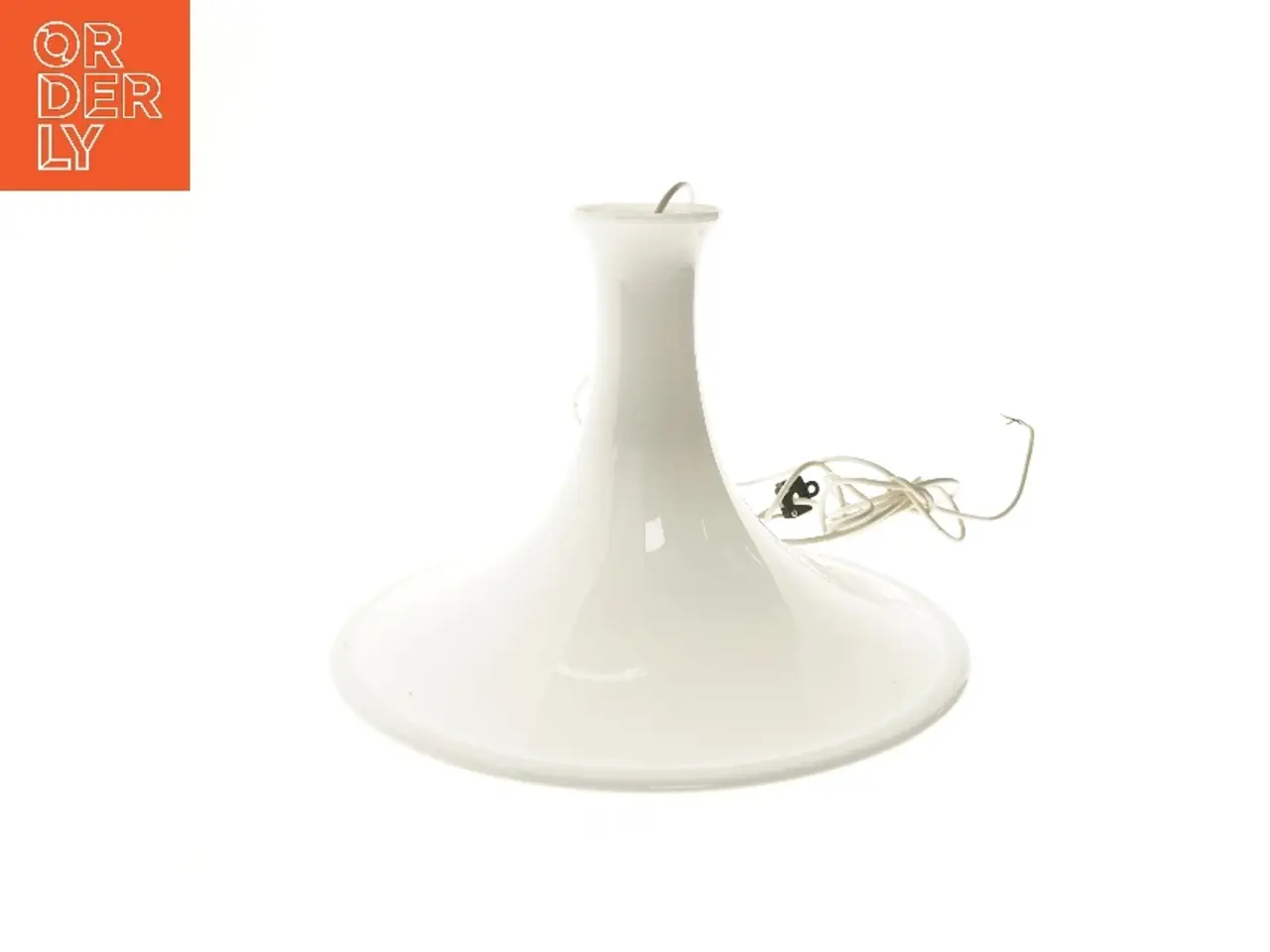 Billede 1 - Hvid pendellampe (str. Ø 41,5 cm)