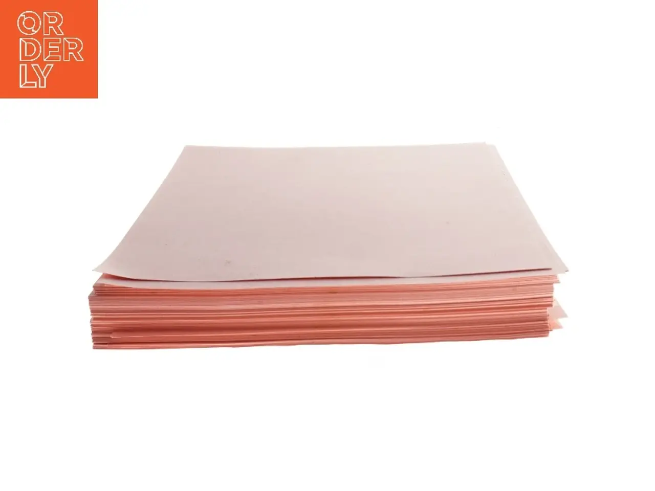 Billede 3 - Lys rosa papirark (str. 30x21 cm)