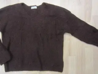 Str. 158/164, bordeaux strikbluse