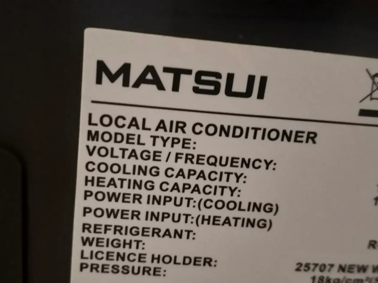 Billede 3 - Matsui transportabel aircondition