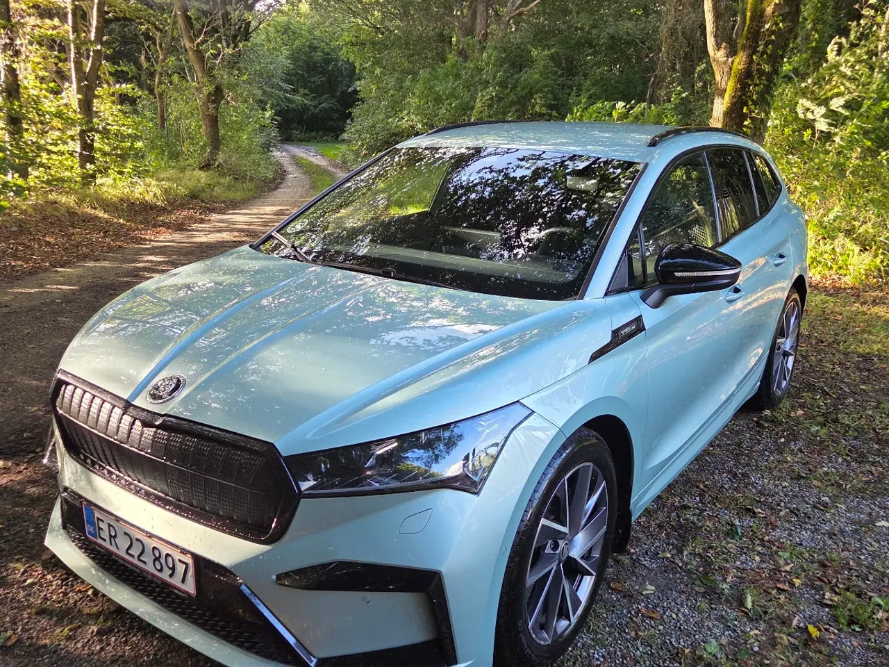 Billede 1 - Velholdt Skoda Enyaq iV 80x Sportline – Firehjulst