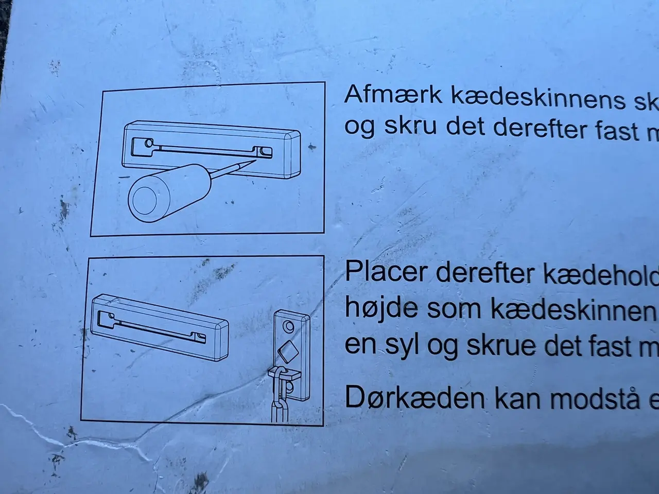 Billede 5 - Ny Sikkerhedskæde til Hoveddør