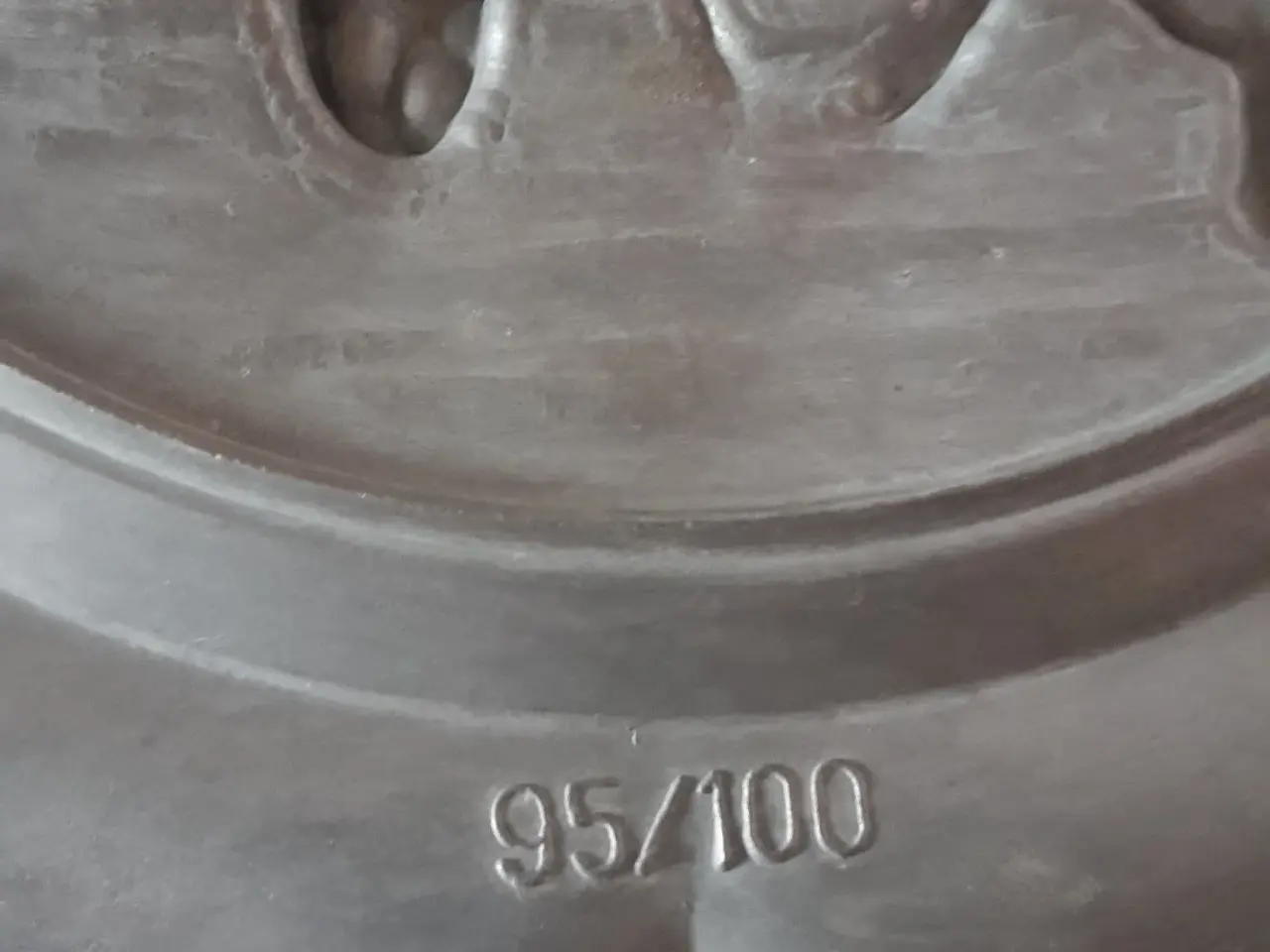 Billede 3 - Tin platte med vinmark