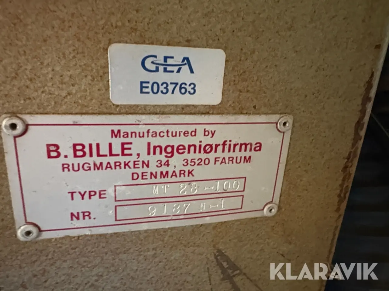 Billede 5 - Ventilator B. Bille ingeniørfirma MT 28-100