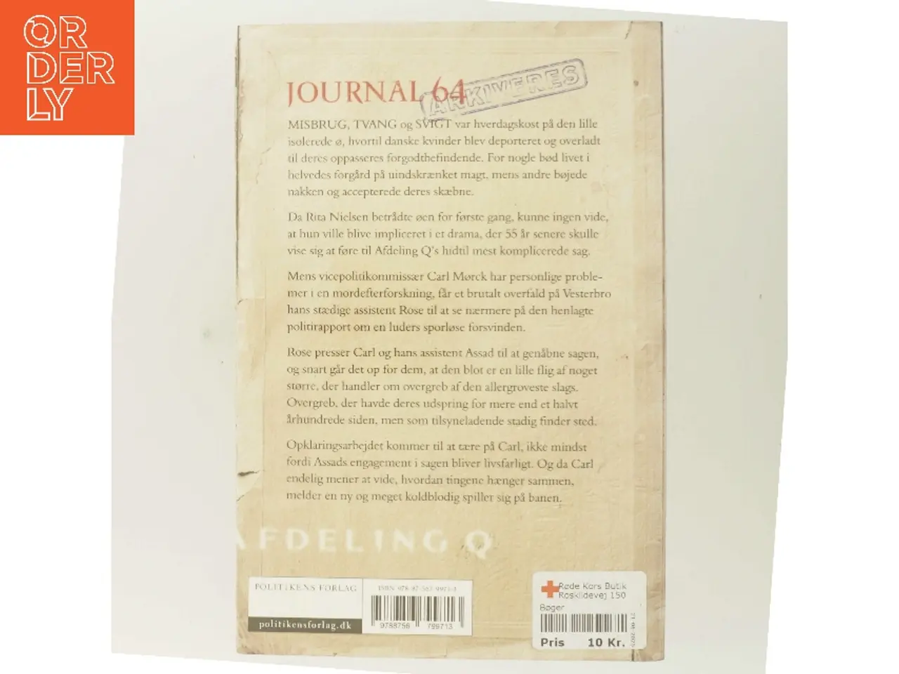 Billede 3 - Journal 64 af Jussi Adler-Olsen (Bog)