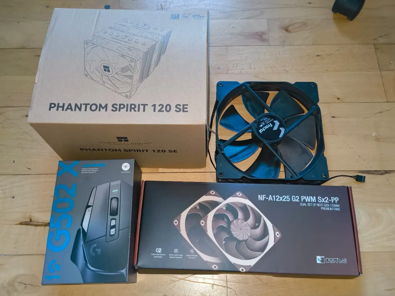 Billede 1 - Computer pakke - Logitech G502 X + Noctua