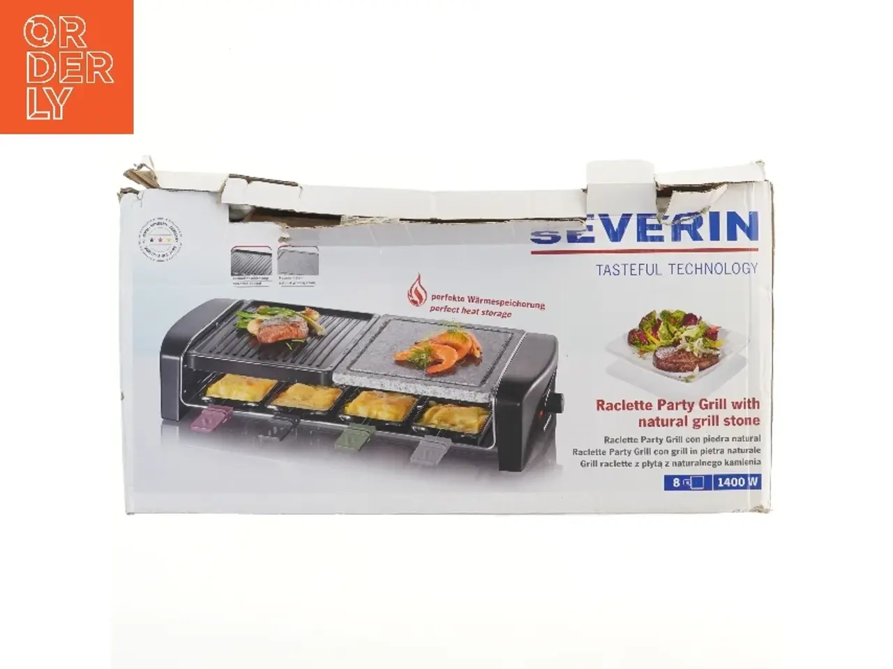 Billede 2 - Raclette grill fra Severin (str. 52x22 cm)