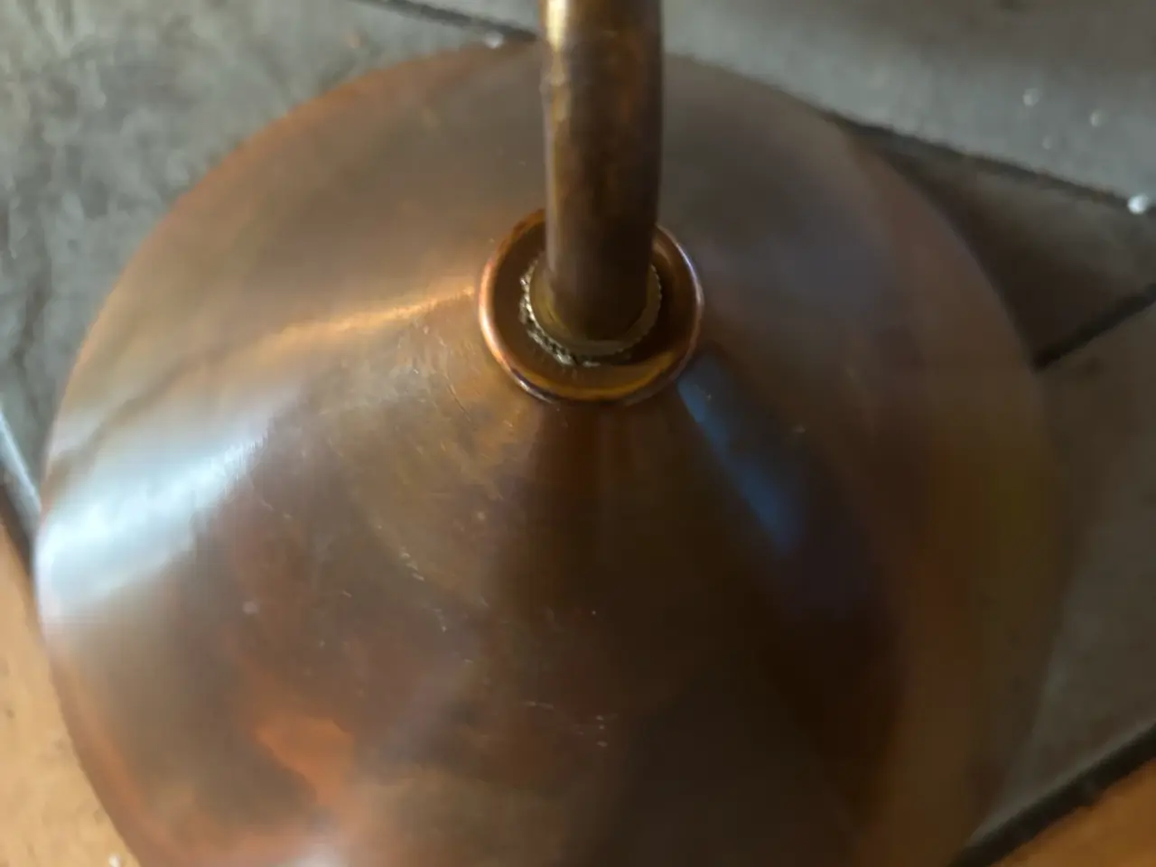 Billede 5 - Kobber væglampe Hadsten metalvarefabrik