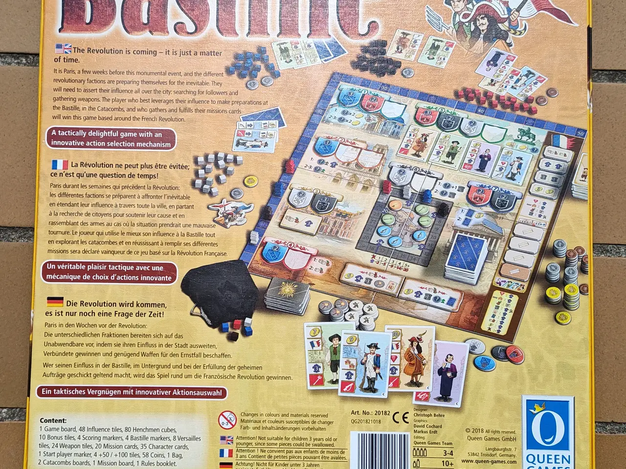 Billede 2 - Christoph Behre - Bastille Brætspil NY I FOLIE