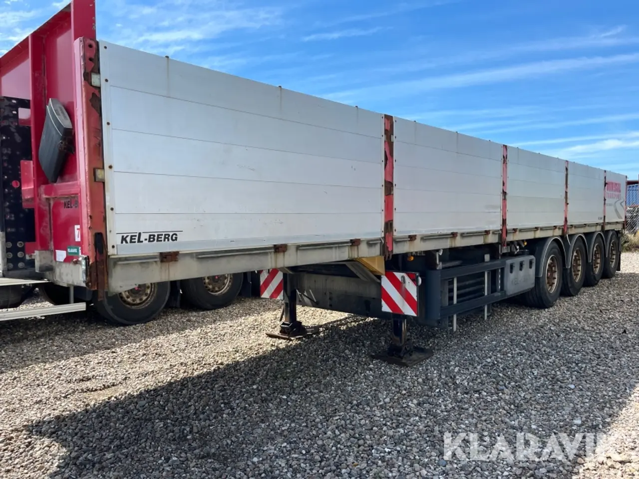 Billede 6 - Trailer Kel-Berg flatbed med alusider 4-akslet