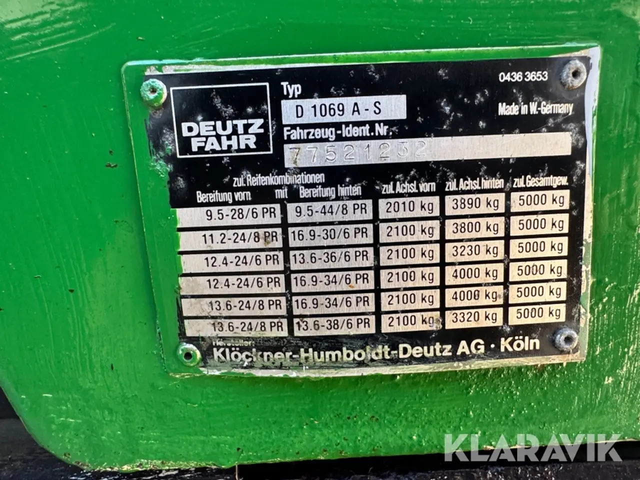 Billede 5 - Traktor Deutz-Fahr DX 3.70