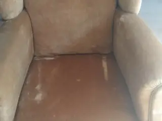 Velour lænestol