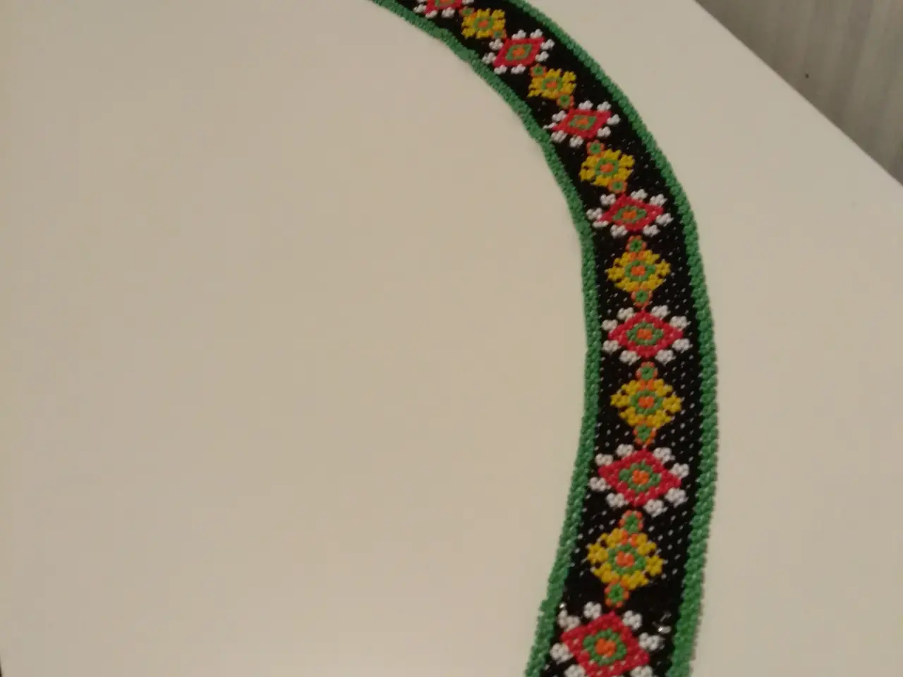 Billede 2 - GRØNLANDSK VINTAGE BÆLTE - HÅRBÅND  L 80 CM UNIQA 