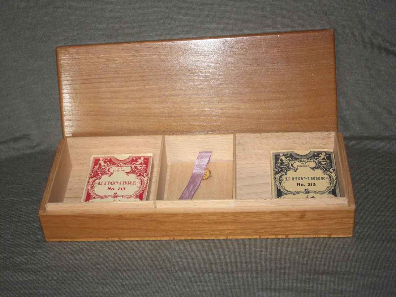 Billede 2 - Cigarkasse / skrin 30,5 cm x 12,5 cm