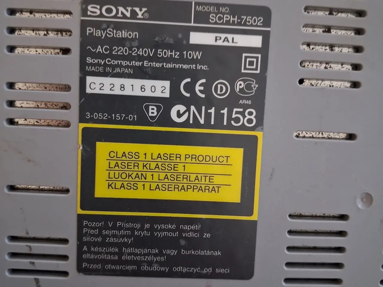 Billede 2 - Sony PlayStation konsol med controllere og kabler