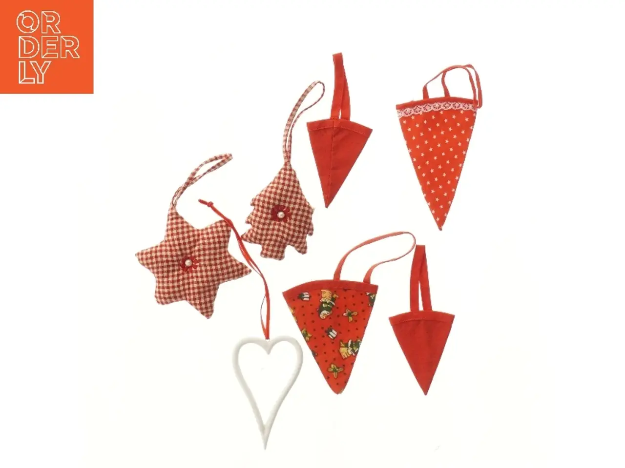 Billede 1 - Mix af juleophæng (str. ca 9-13 cm)
