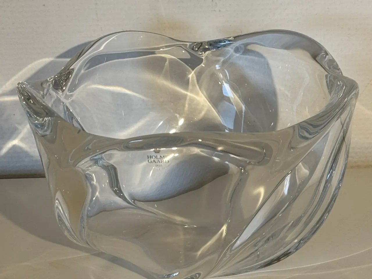 Billede 2 - Stor Galaxy glasskål fra Holmegaard