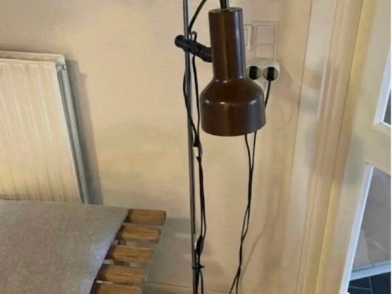 Billede 2 - Brun retro standerlampe