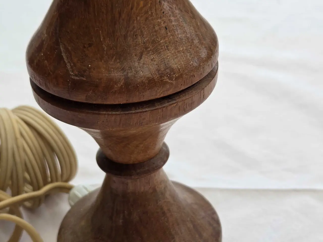 Billede 2 - Teak bordlampe vintage 1940