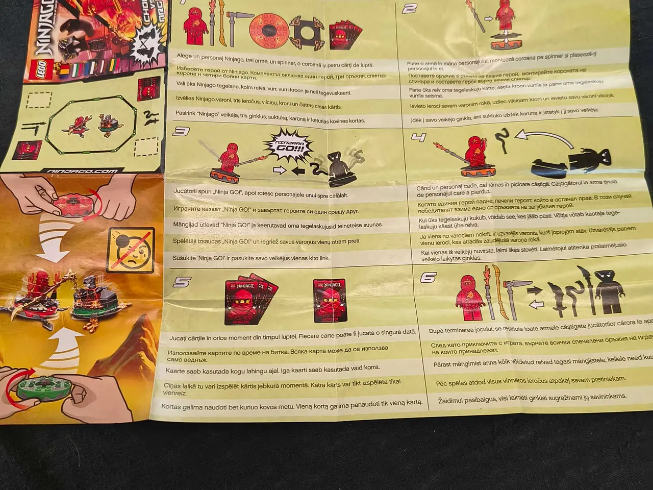 Billede 14 - Ninjago: NRG Kai vs. Chokun spinner sæt (9591)