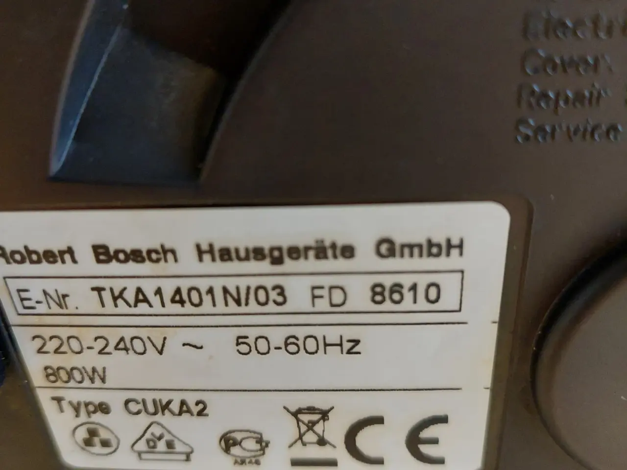 Billede 3 - Kaffemaskine Bosch Type CUKA2