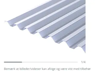 Trapezplade blå