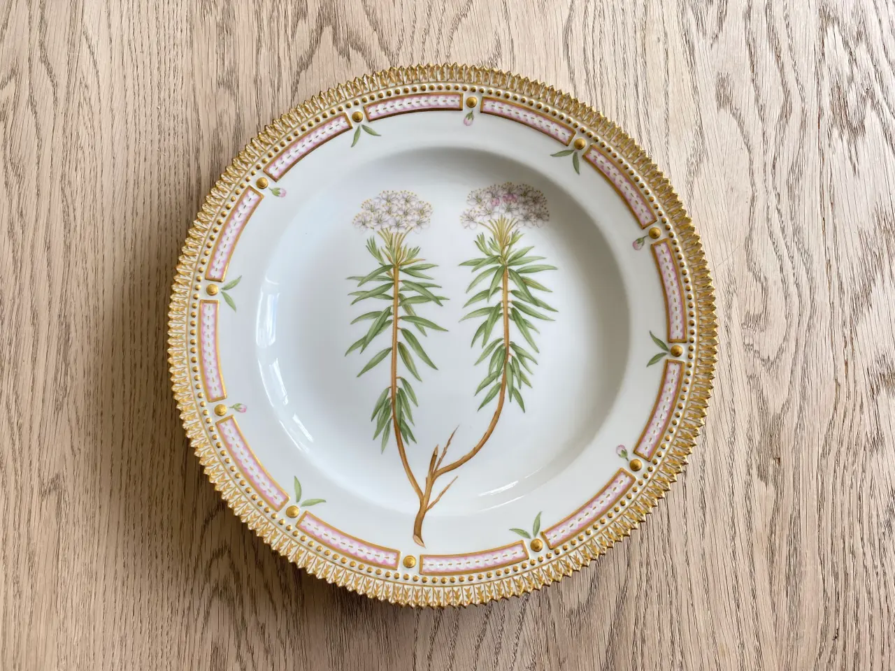 Billede 1 - Flora Danica tallerken
