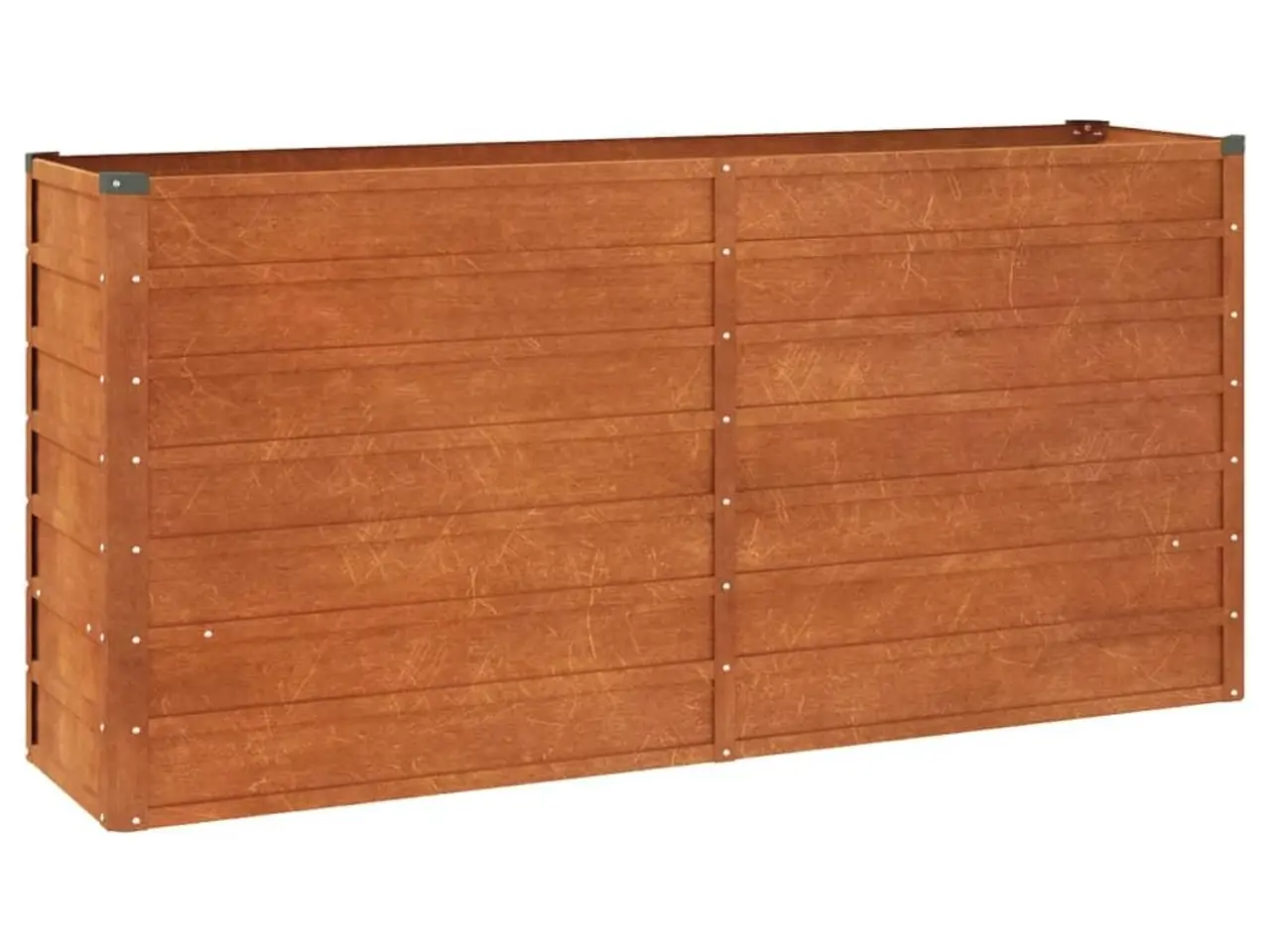 Billede 2 - Højbed i cortenstål 160 x 40 x 77 cm - rustfarvet