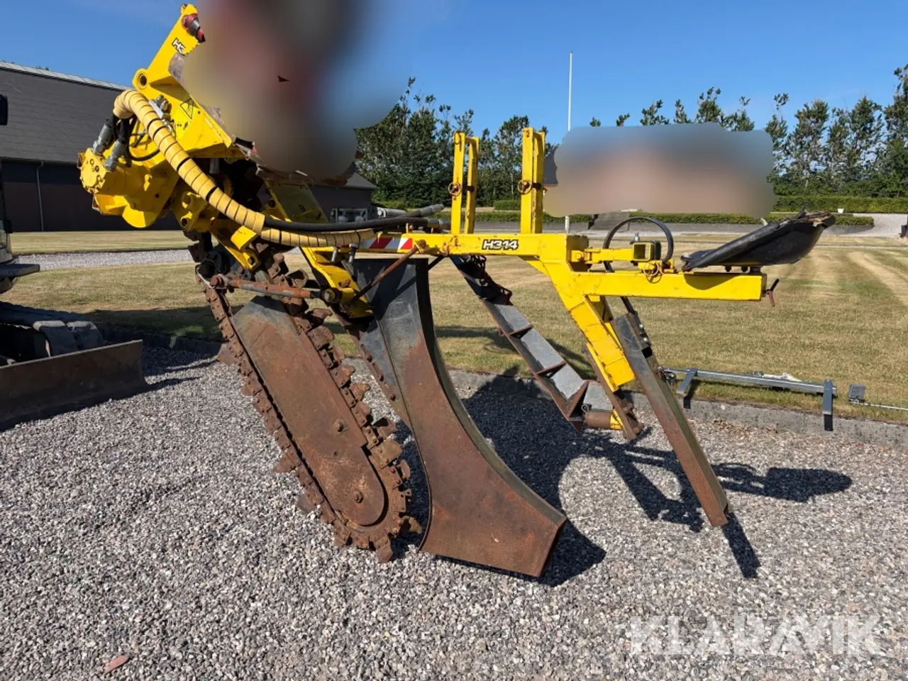 Billede 4 - Hydraulisk kædegraver H314 - Hydrema fæste - 1 styk