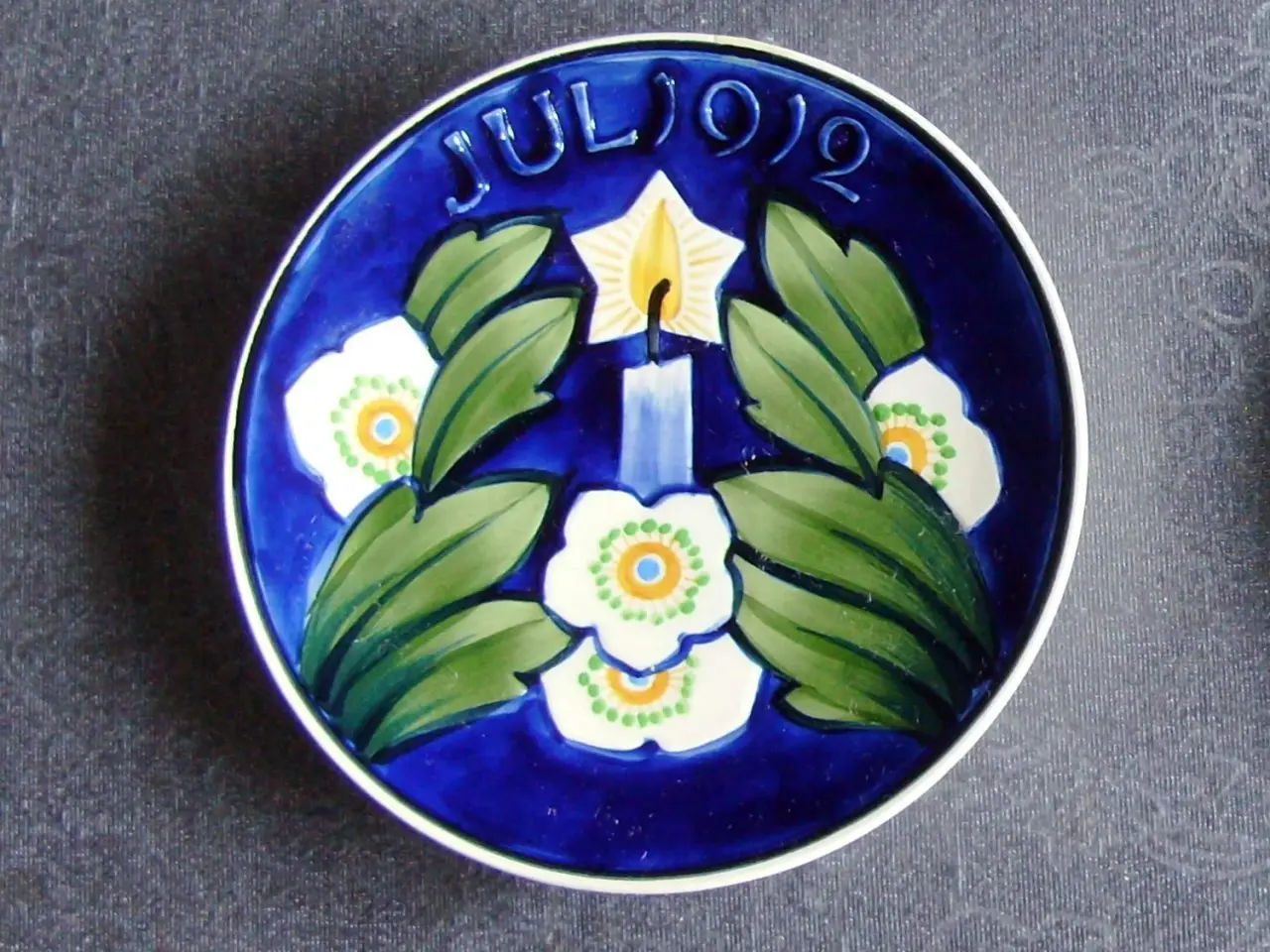 Billede 1 - Aluminia juleplatte 1912
