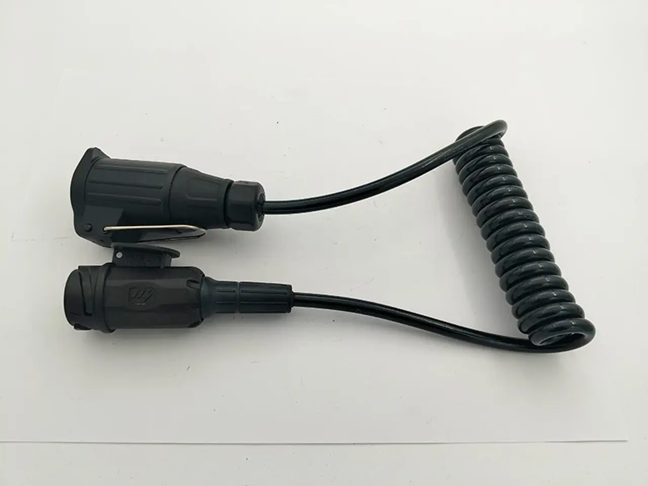 Billede 2 - Spiralkabel 13 polet Han/Hun 1,5 m