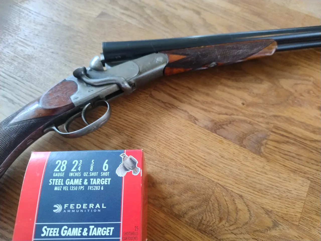 Billede 1 - Kaliber 28/70 Belgisk side lever