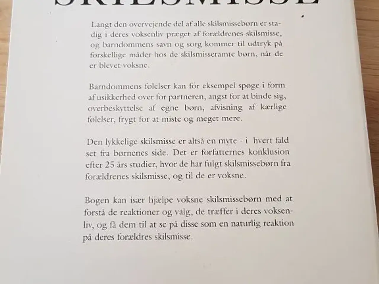 Billede 3 - Bøger om skilsmisse
