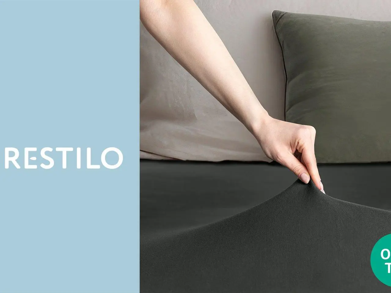 Billede 6 - Jersey spændelagen RESTILO Amber - grafit, 160-180x200 cm