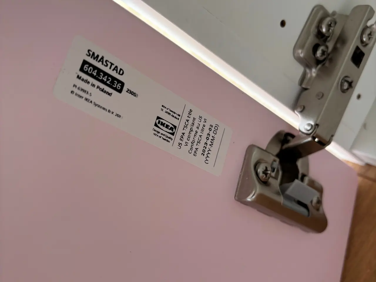 Billede 4 - 2× IKEA SMÅSTAD vægskabe / 2× IKEA SMÅSTAD wall ca