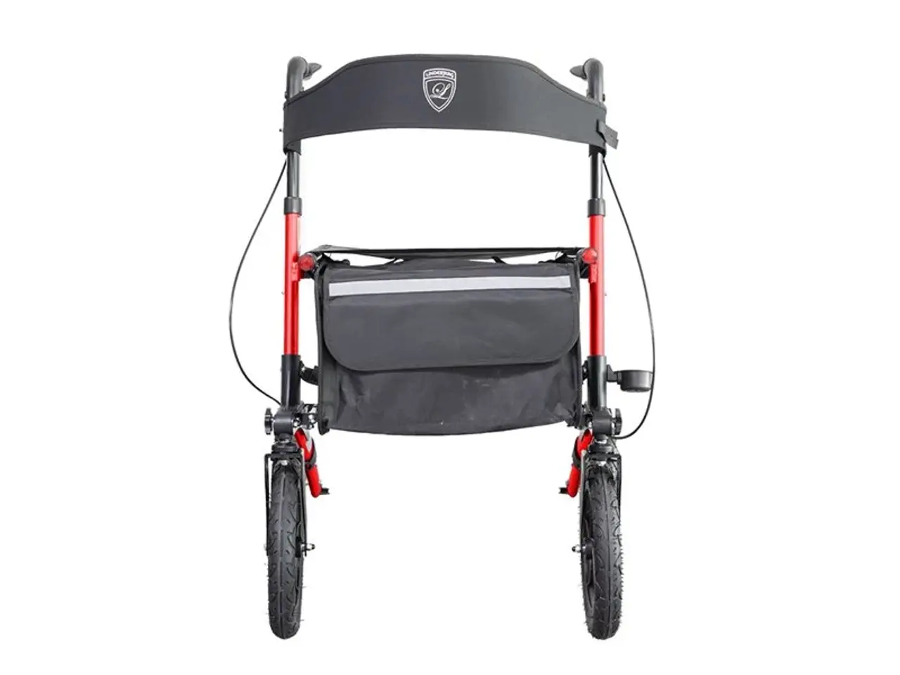 Billede 3 - Lindebjerg Rollator HF 200 - Metal Rød