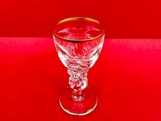Mågeglas Snapseglas Med Guldkant