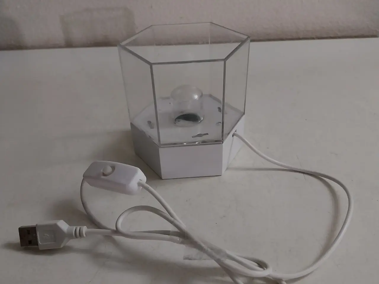 Billede 1 - Sekskantet bordlampe