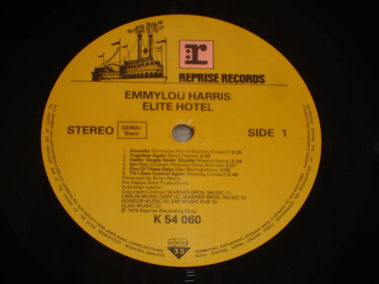 Billede 4 - (Sender gerne) Emmylou Harris – Elite Hotel