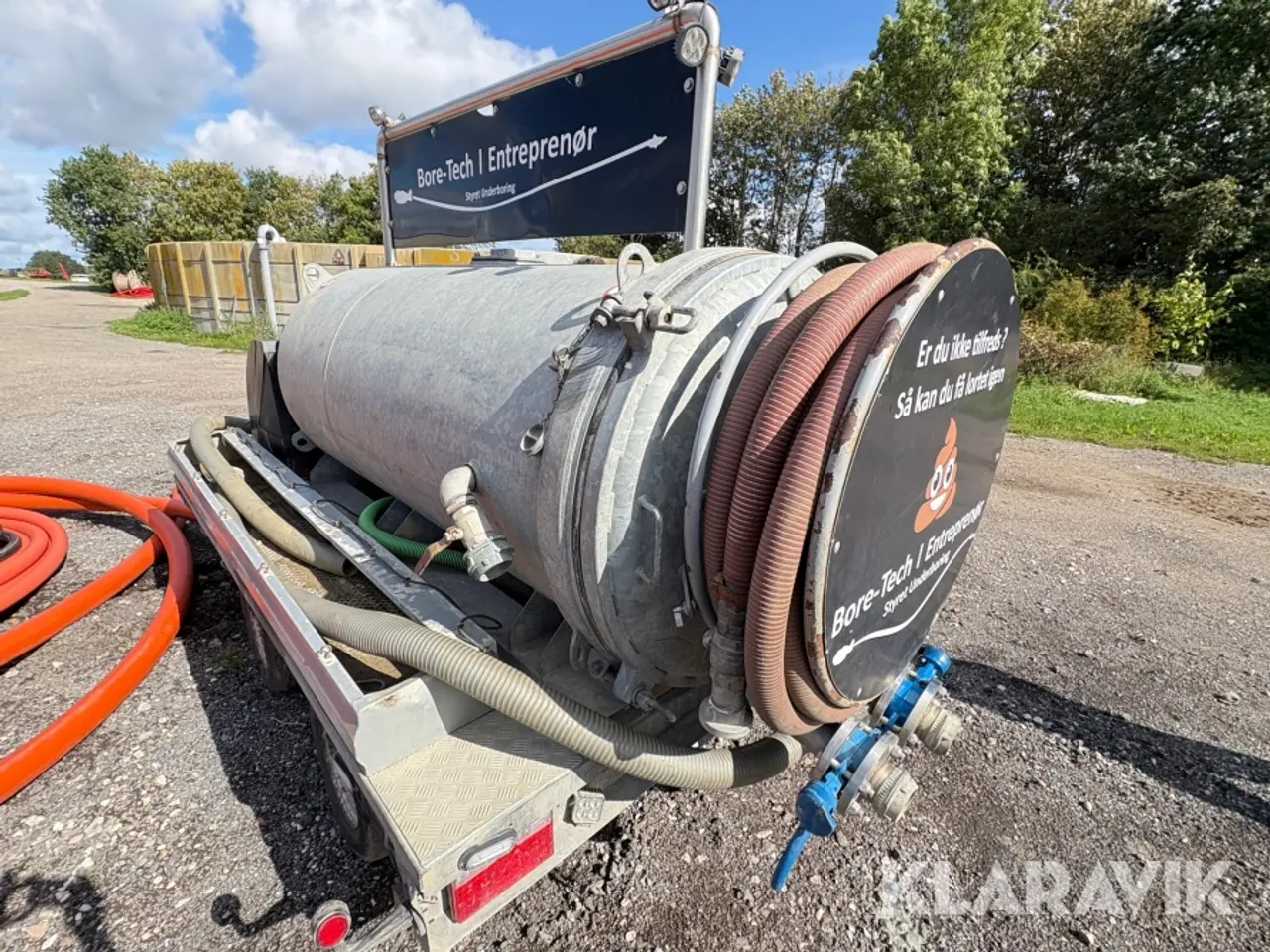 Billede 4 - Trailer med slamsuger og tip Pijnappel PTK 3500