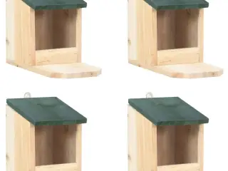 Egernhuse 4 stk. fyrretræ