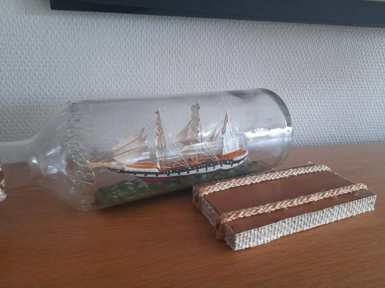 Billede 4 - Flaskeskib 29 cm.