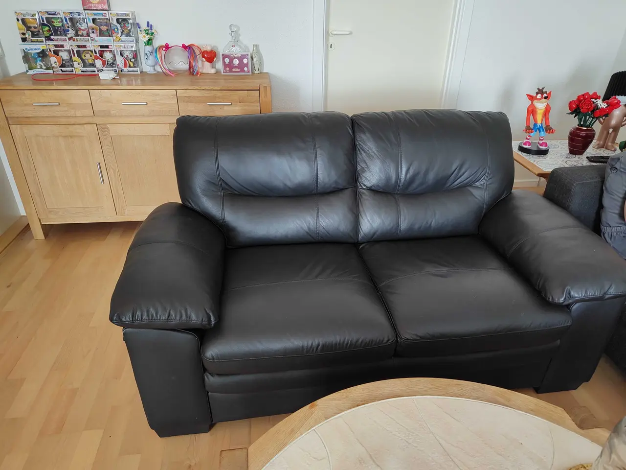 Billede 4 - Lædersofa 