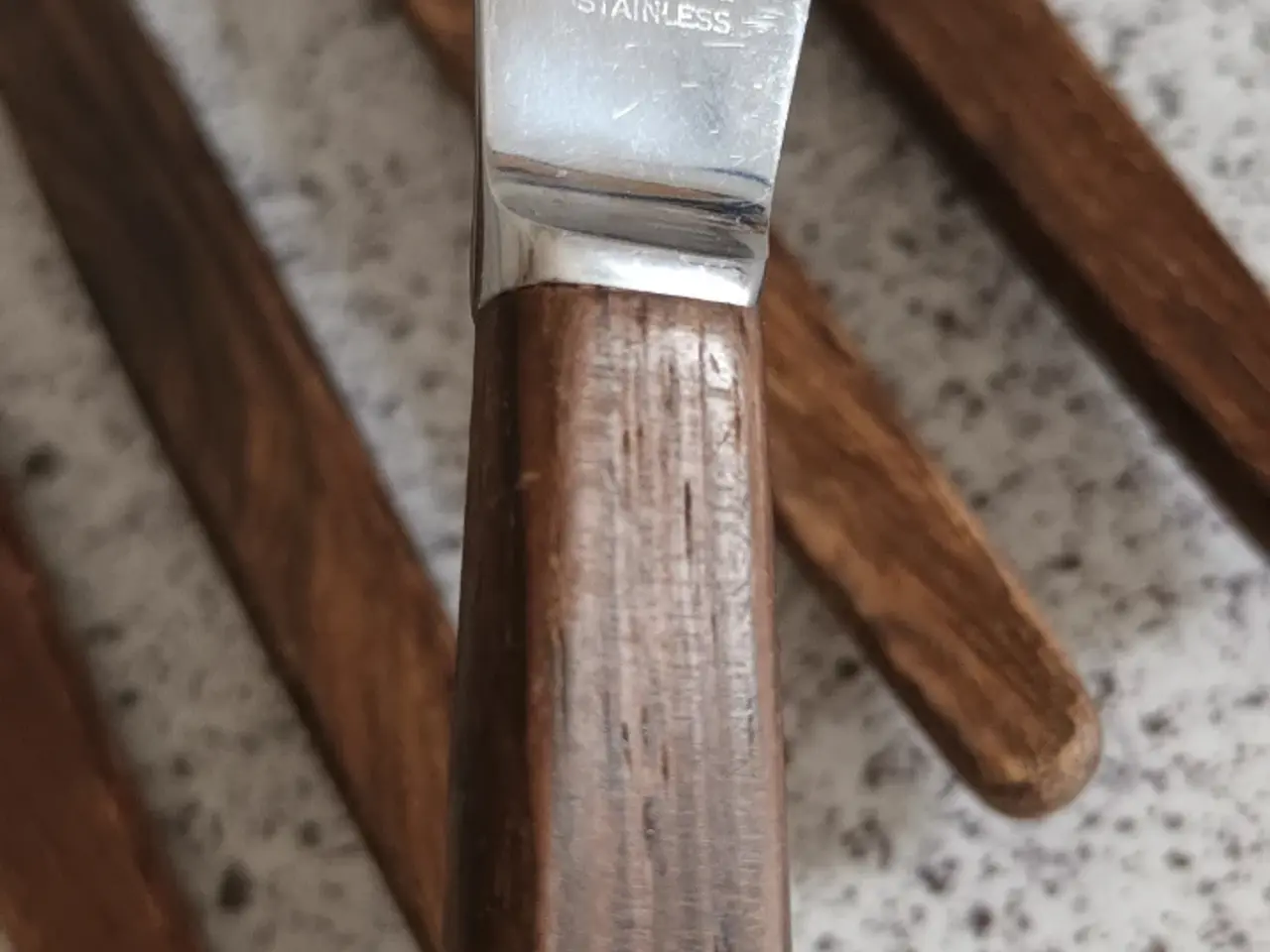 Billede 2 - Knive med teak skaft